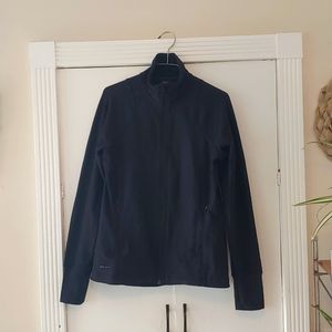 Nike dri-fit zip up jacket XL black